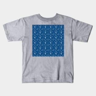 Doodles on Blue Kids T-Shirt